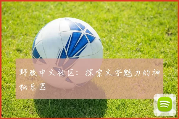 野狼中文社区:探索文字魅力的神秘乐园