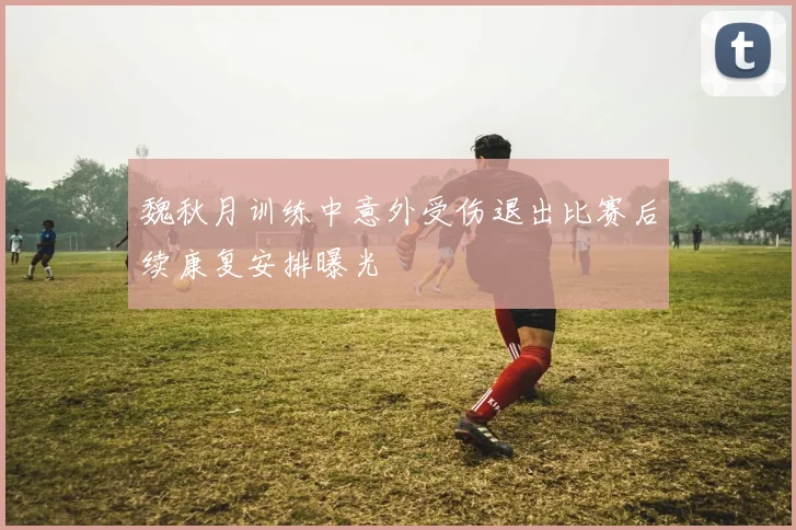 魏秋月训练中意外受伤退出比赛后续康复安排曝光